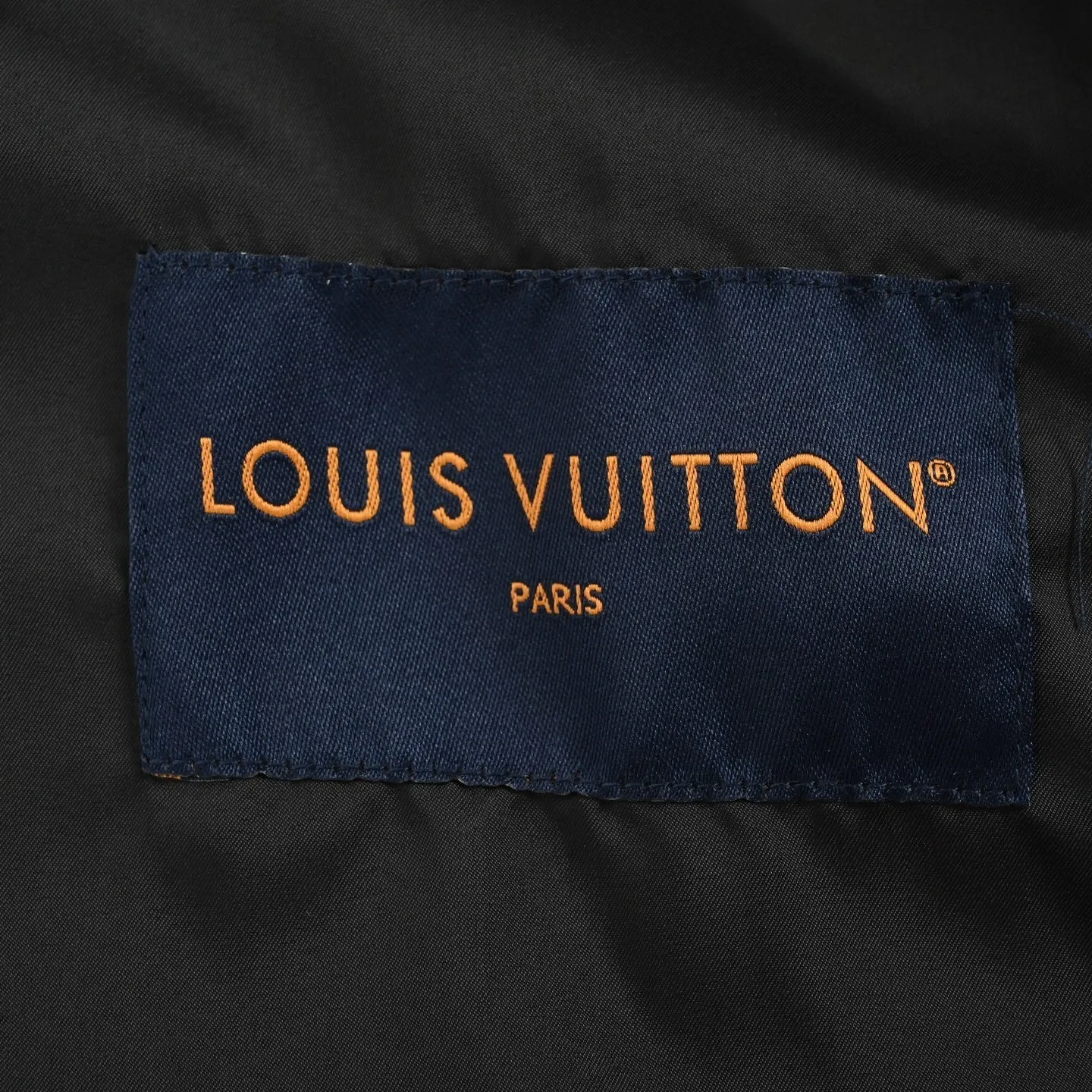 Louis Vuitton/Louis Vuitton 25Fw metal logo suit zipper hooded jacket